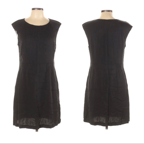 modest black cocktail dress